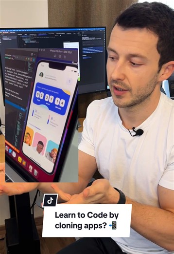 💻 Can you learn to code by cloning mobile apps? I've spoken about this in the past a few times, but now we also have AI 👀 does that change anything? After building mobile apps for the past 10 years, I've shared my thoughts in this video ☝️ check it out. 💬 Any questions? Things to add? Comment below! #programming #coding #mobileappdevelopment #flutter #iosdevelopment