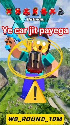 supar heros cars vs minecraft #shorts