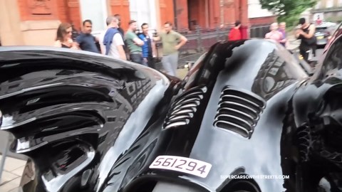 London traffic featuring a $330,000 Ferrari F8 Tributo