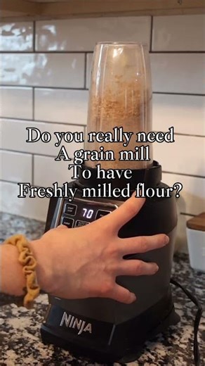 Grain mill vs. Blender