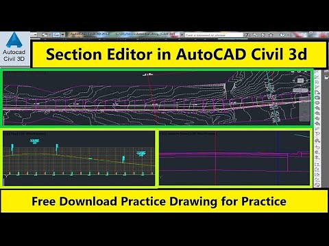 How to Use Section Editor in AutoCAD Civil 3d | Editing a Corridor in Section using Civil 3d