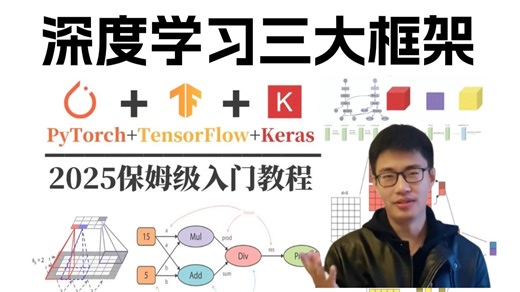 强推！这绝对是B站最好的Pytorch天花板教程，从入门到实战，通俗易懂，一套解决Pytorch框架所有问题！深度学习/人工智能/神经网络