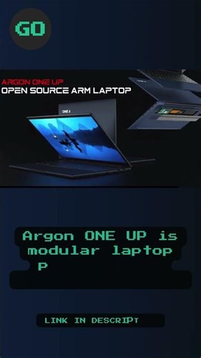 Argon ONE UP is modular laptop powered by a Raspberry Pi CM5