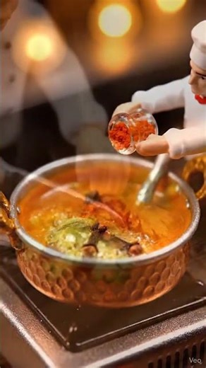 Tiny Chefs Cooking Butter Chicken | Satisfying Miniature Kitchen ASMR