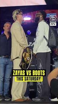Xander Zayas vs. Boots Ennis FACE OFF! WBO and WBA world junior middleweight titles on the line!