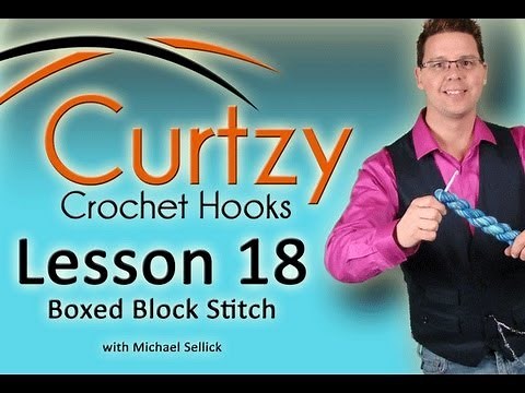 Crochet Boxed Block Stitch | BEGINNER | The Crochet Crowd