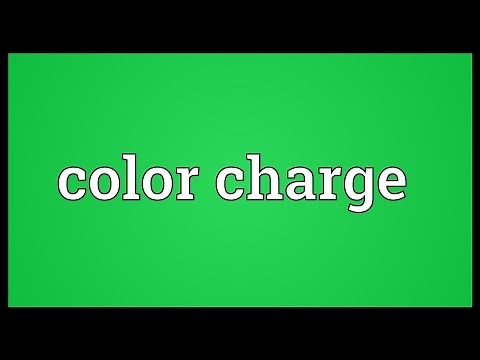 Color charge Meaning