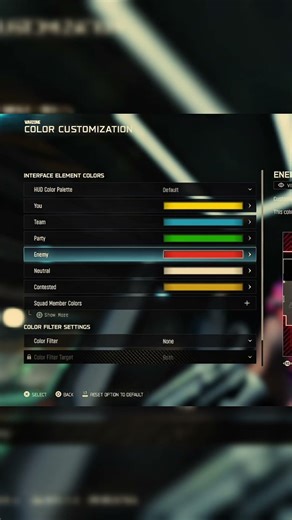 Best color settings 🔥 #warzone #callofduty #cod