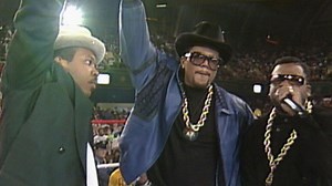 Run DMC performs a WrestleMania Rap: WrestleMania V