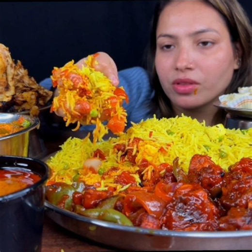 Chilli paneer rice 😍💓 @FoodieJD#mukbang #asmrfood #chillipaneer