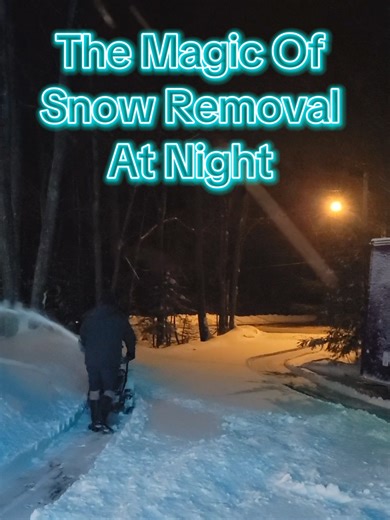 The Joy of Nighttime Snow Removal