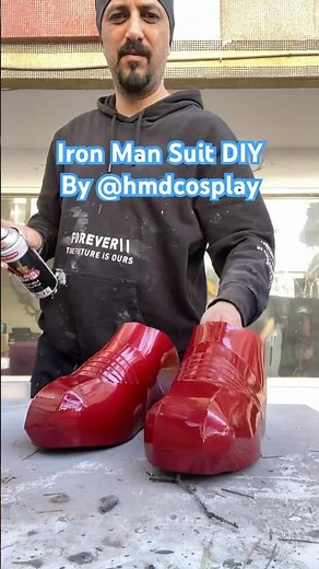 Iron Man costume diy #marvelcosplay #ironman #ironmancosplay #costumemaking #cosplaytutorial #craft