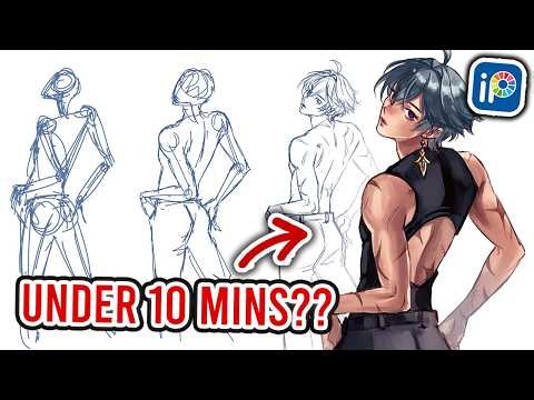 Draw ANY POSES in UNDER 10 MINS???