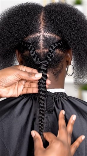 Straight Back Cornrows Tutorial | How I Braided Clean Cornrows Step by Step #hairstyle