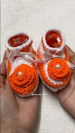 Easy crochet baby shoes for beginners#viral#shorts#trending