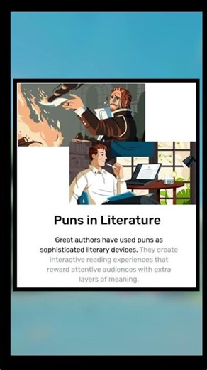 The Art of Puns in Literature: More Than Just Jokes #shorts #trend #viral