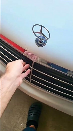 How to remove Mercedes Benz hood ornament!