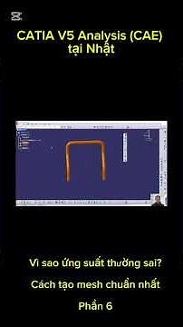 CATIA V5 Tutorial –CAE Structure analysis -CATIA V5 Tips and Trick