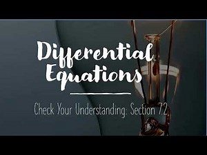 7.2: Solving Differential Equations with Laplace Transform - Example