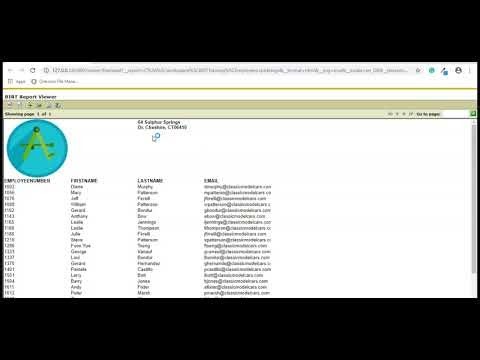 Formatting Exercise 2 | Birt Report tutorial