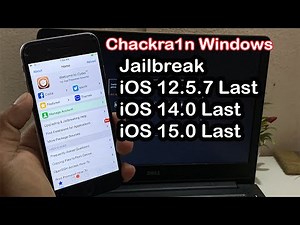 New Chackra1n Jailbreak iOS 12.5.7/14/15 - How to Jailbreak On Windows. Full Tutorial Easy!