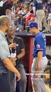 Throwback to the 2023 World Series when Mookie Betts was trolling Corey Seager so Seags gave him a little shove 🤣 Boys will always be boys. | Dodgers Nation