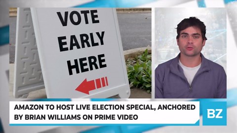 Amazon to Host Live Election Special, Anchored by Brian Williams on Prime Video