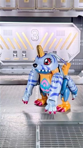Gabumon Warp Digivolve to MetalGarurumon!