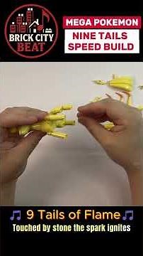 MEGA Pokemon Nine Tails - LEGO Pokémon Speed Build!