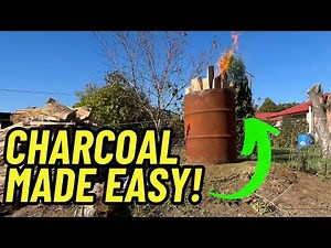 How to Make Charcoal in a 44-Gallon Drum | Easy DIY Charcoal Method for Beginners