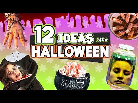 12 FÁCILES MANUALIDADES DE HALLOWEEN 🎃 Decoraciones para Halloween x Craftingeek