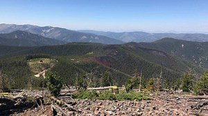 Fire near Beavertail Pond grows