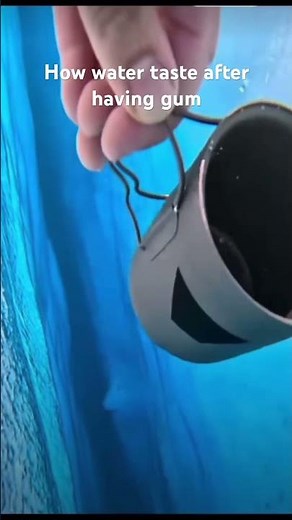 Water after gum