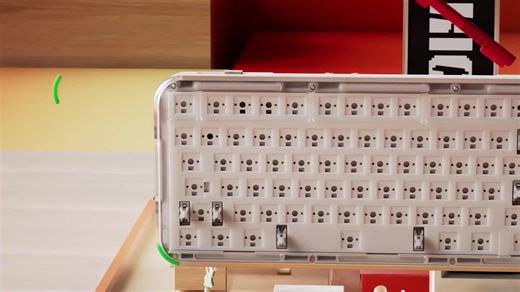 Sound designing a Kick75 commercial🔊 I recreated the sound for this beautiful Kick75 keyboard ad. I focused on syncing musical notes to the key motion moments, building out the track with synthesisers and reversed notes to create smooth build-ups between transitions. For the foley, I layered clicks from random household items for the attachment sounds and threw around some lego figures and kinder toys to capture the keys falling onto the keyboard. The goal was to make every piece clicking into 