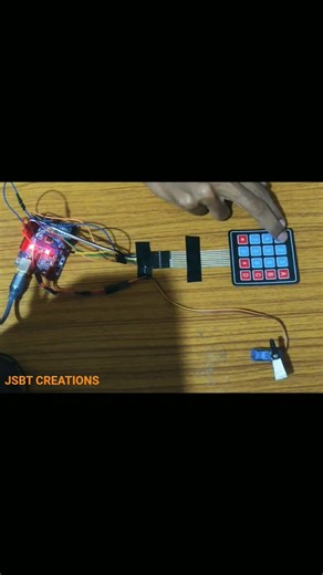 Simple Keypad security system making easily.. #Securitysystem