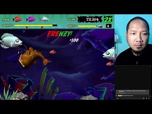 FEEDING FRENZY LIVE STREAM - CLASSIC FISH EATING GAMEPLAY
