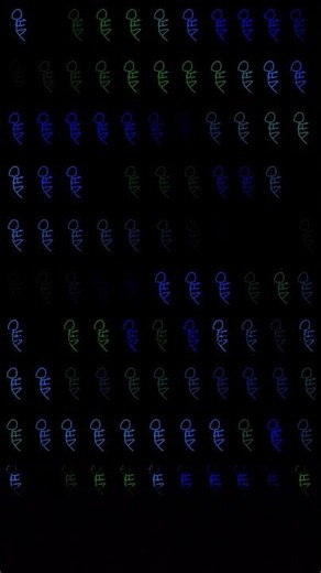 Different types of blue