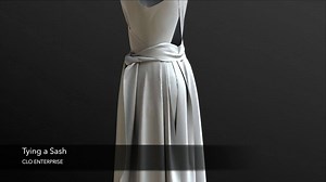 Here's how to tie a perfect sash bow in 3D. Find out more CLO tips & tricks here: http://bit.ly/2EdJPrF | CLO