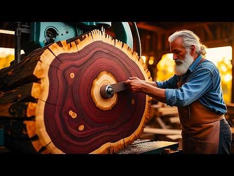 Don't Believe: The 75 Year Old Carpenter Build Artistic Interior Designs. Amazing Masterpiece Table