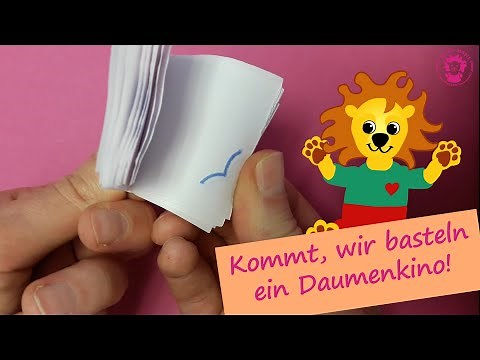 Spitzen Daumenkino, ganz einfach - Ab 4 Jahren