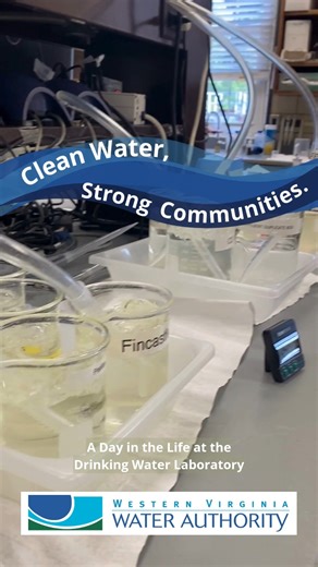 🧪Our drinking water lab ensures your tap water is safe, from the treatment plant all the way through our complex distribution system. 🔬Visit www.westernvawater.org/waterquality to learn more about your water quality. | Western Virginia Water Authority