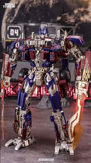 WEIJIANG SS05 OVERSIZED Heroic Leader Optimus Prime transformation #optimusprime #transformers