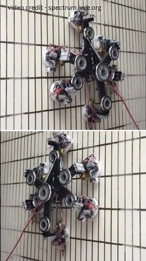 Real Wall-Crawling Robot with Advanced Suction Technology!