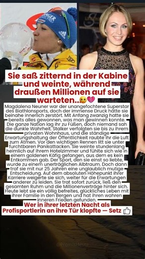 Sie saß zitternd in der Kabine und weinte, während draußen Millionen auf sie warteten... 🥺💔
