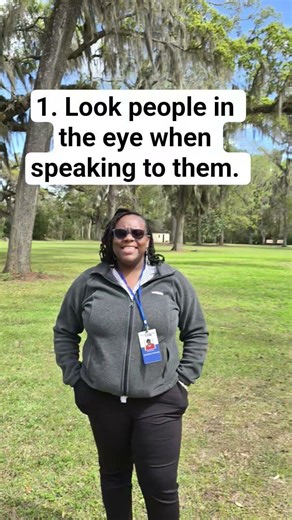 Still working on speaking slow. I have been called confident and I hope this helps!