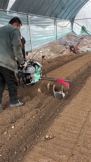 Greenhouse Ridging: Mechanical Farming Operation Process