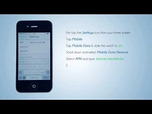 Mobile web settings - iPHONE