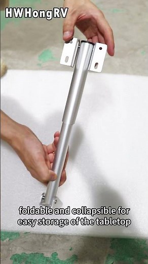 HWHongRV Folding Telescopic Slanted Table Support – Aluminum Alloy for RVs & Campers #vanlifebuild
