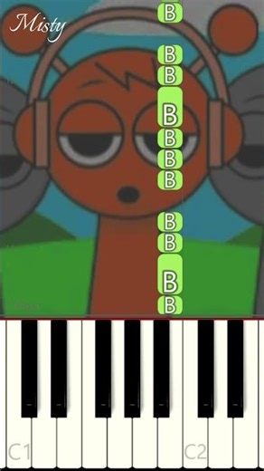 Sprunki - Oren Phase 2 (EASY PIANO TUTORIAL)