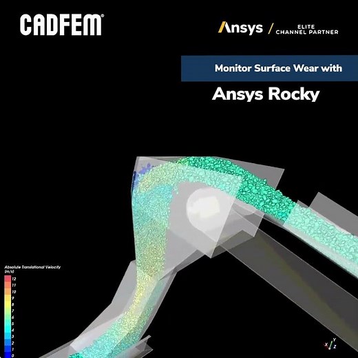 Track Your Designs' Wear Over Time with Ansys Rocky l CADFEM India